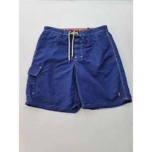 Polo Ralph Lauren Swin Shorts Mens‎ M Lined Blue Rope Tie Beach Water Sports
